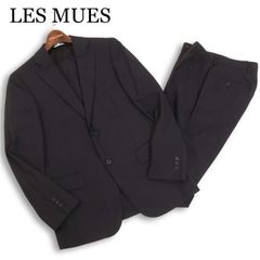 LES MUES ビジネススーツ グレー ストライプ柄 大きめサイズ 特大 E9