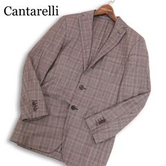 希少 カンタレリ イタリア製 ストレッチテーラードジャケット 
