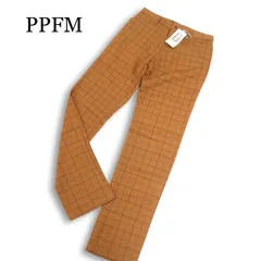 【Y2K 00s★ 新品 未使用】 PPFM ペイトンプレイス 通年★ チェック ストレート トラウザー パンツ 日本製 Sz.L メンズのサムネイル