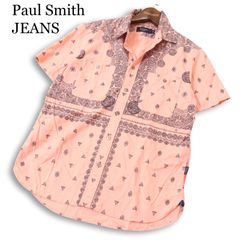 PaulSmith】ポールスミスメンズピンク半袖シャツメンズXLサイズ