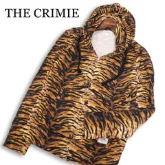 THE CRIMIE クライミー 通年★ 虎柄 タイガー総柄 ジップアップ パーカー フーディー Sz.S メンズのサムネイル
