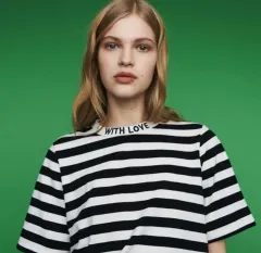 マージュ ストライプ Tシャツ (WITH LOVE レタリング)のサムネイル
