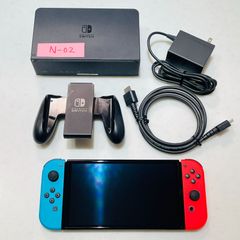 美品 2023年製 任天堂 スイッチ 有機ELモデル マリオレッド 動作確認