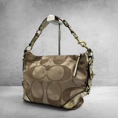 COACH ERGO 12227 Signature Hobo Bag GLD - メルカリ