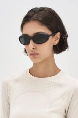 極美品 AURALEE SUNGLASSES 002R BLACK - メルカリ
