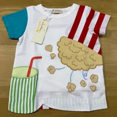 新品タグ付き◎ベイビーチアーポップコーンTシャツ◎サイズ90のサムネイル