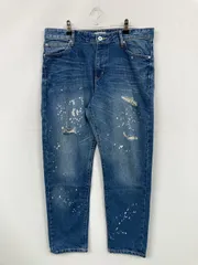 Confirm コンファーム デニムパンツ L ブルー フルレングス クロップド・半端丈 無地 スタンダード テーパード レギュラー クラッシュ・ダメージ ヴィンテージ メンズのサムネイル