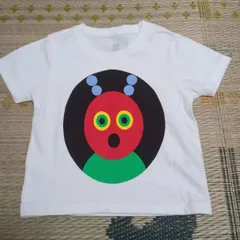 グラニフ　Design Tshirts Store graniph はらぺこあおむし ツペラツペラ　半袖　Tシャツ　90のサムネイル
