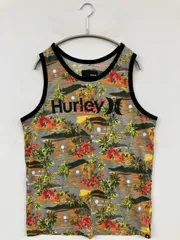 Hurley ハーレー タンクトップ L グレー 花柄・ボタニカル柄 ブランドロゴ その他総柄 カップなし メンズ レディースのサムネイル