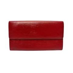 4534 LOUIS VUITTON ルイヴィトン 長財布 ポルトフォイユ サラ レッド エピ