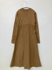 STYLEMIXER スタイルミキサー ワンピース M ブラウン ナイロン ニット 無地 長袖 ロング・マキシ丈 フレア レディースのサムネイル