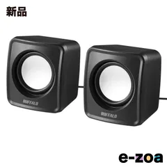 BUFFALO  バッファロー USB電源PC用コンパクトスピーカー ブラック BSSP100UBK (2492019)のサムネイル