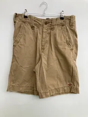 HOLLISTER ホリスター チノパンツ 28 ベージュ ショート・ひざ上丈 コットン 無地 ワンポイント スタンダード ストレート レギュラー メンズのサムネイル