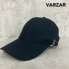 VARZAR バザール キャップ スタッドロゴ オーバーフィット ブラック 黒 帽子 コットン 韓国 ファッション 人気 トレンド ストリート レディース メンズ ユニセックス シンプル カジュアル 定番 日除け 紫外線対策 コーデ アクセント ★ ■■のサムネイル