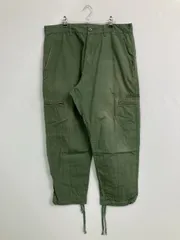 UNDEFEATED カーゴパンツ 34 グリーン クロップド・半端丈 コットン 無地 刺繍 スタンダード レギュラー メンズのサムネイル
