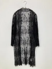 Rew de Rew カーディガン/ボレロ M ブラック ナイロン レース ロング丈 長袖 レディースのサムネイル
