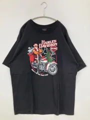 HARLEY-DAVIDSON ハーレーダビッドソン Tシャツ/カットソー 2X-LARGE ブラック メンズ