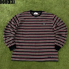 ストライプ ロングスリーブ Tシャツ XL 0603のサムネイル