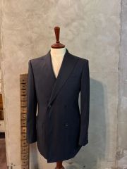 【美品】ハケットロンドン 紺Wブレザー スーパー120ウール・カシミヤ混 英国製 美品】ハケットロンドン 紺Wブレザー スーパー120ウール・カシミヤ混