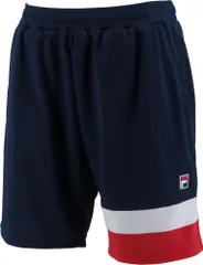 フィラ FILA テニス ショートパンツ メンズ 男性 大人 半ズボン ボトムス ウェア アシンメトリー ロゴ ゲームショーツ 吸水 速乾 UVカット 部活動 クラブ サークル スクール  VM7016 20 フィラネイビー