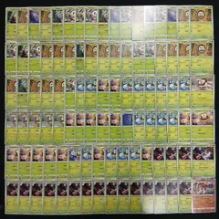hya168 100枚セット ポケカ　モクロー　フクスロー　ジュナイパー　大量セットまとめ売り　Rowlet / Dartrix / Decidueyeのサムネイル