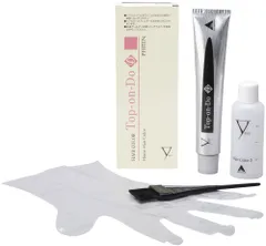 ファイテン Phiten ファイテンヘアカラー Top-on-Do D ダークブラウン 医薬部外品 白髪染め カラー剤 男性 女性 クリーム 敏感肌 ノンシリコン ヘアカラー  HCD20011 -のサムネイル
