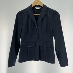 【中古】90-00s miu miu フラップポケットミリタリーコート サイズ40 ネイビー 三角タグ[19][240019535932]のサムネイル
