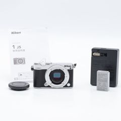 人気のシルバー] Nikon 1 J5 ミラーレス ボディ 液晶保護ガラス貼付