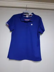 Wilson ウィルソン レディース 半袖 カラーTシャツ ブルー (100)のサムネイル