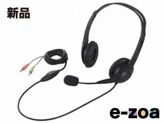 BUFFALO  バッファロー 両耳ヘッドセット ブラック BSHSH07BK (2296790)のサムネイル