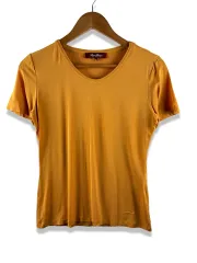 MAX MARA マックスマーラ レーヨン マスタード 半袖 3863のサムネイル
