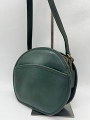 OLD COACH ハーフムーン 2way ショルダーバッグ グリーン レザー