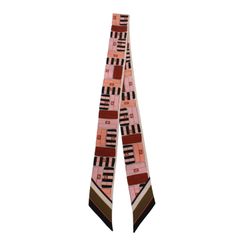 FENDI ブラウンウール&シルクスカーフ - メルカリ