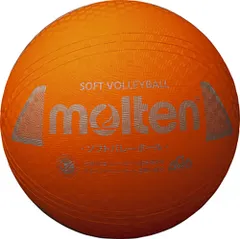 モルテン molten バレーボール  ソフトバレーボール 検定球 オレンジ 柔らか素材 JVA検定 日本ソフトバレーボール連盟公認モデル 突き抜け防止バルブ 専用メジャー付 ゴム カラー豊富  S3Y1200O -のサムネイル