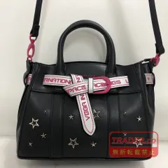 02w25275 サマンサベガ Samantha Vega  2wayショルダーバッグ  ブラック  レディース  タグあり  ハンドバッグ  【中古品】