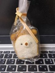 cocoaroom様 羊毛フェルト くまめろんぱん・大きなくまハニトー - メルカリ