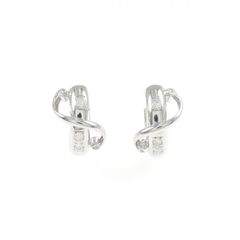forevermark 2粒ストーン シルバーカラー イヤリング - メルカリ