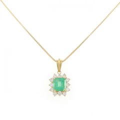 大粒 2.22ct ブラウンダイヤ ネックレス エメラルドカット - メルカリ