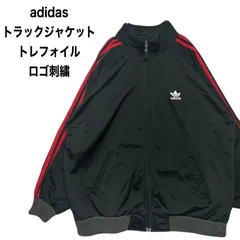 adidas  アディダス   トラックジャケット トレフォイルロゴ刺繍 M
