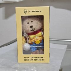 新品未使用韓国スターバックス トイストーリー ウッディ キーホルダー