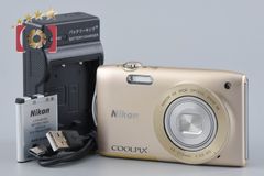 極美品 Nikon COOLPIX S3300 ゴールド スマホ転送 989 極美品 Nikon COOLPIX S3300 ゴールド スマホ転送 989 - メルカリ
