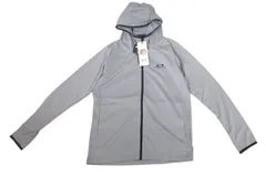 未使用 オークリー ジュニア パーカー レディース フーディ ジャケット 160 吸汗速乾 UVカット OAKLEY 子ども用 トップス 男の子 女の子 キッズウェア FOA406391 リフレクター UPF15+ トップス　のサムネイル