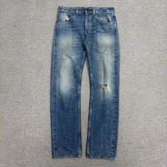 Burberry grunge fade denim pants y2k - メルカリ