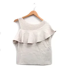 ダイアグラム Diagram カットソー Tシャツ ワンショルダー フリル シンプル アイボリー 白 /KT20のサムネイル