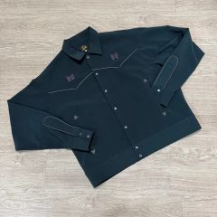 専用needles nubian 別注 カウボーイ ジャケット レザー ブラック