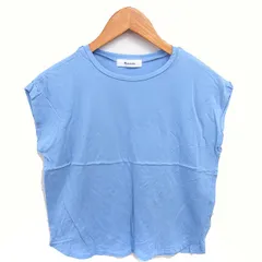 マイストラーダ Mystrada カットソー Tシャツ モックネック ノースリーブ 38 ブルー 青 /TTのサムネイル