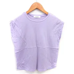 マイストラーダ Mystrada カットソー Tシャツ モックネック ノースリーブ 38 パープル 紫 /TTのサムネイル