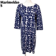 marimekko マリメッコ シャツワンピース ウニッコ ベルト ロング 長袖