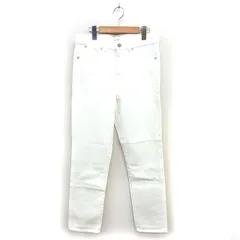 ラッドミュージシャン LAD MUSICIAN カラーデニム ストレート ジーンズ コットン 綿 ジップフライ 42 オフホワイト /NT12のサムネイル