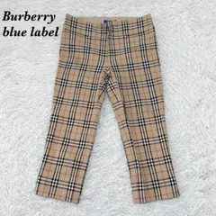 BURBERRY BLUE LABEL ノバチェック クロップドパンツ 36